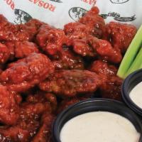 Rosati's Boneless Wings · Rosati's Boneless wings tossed in your favorite sauce! Dipping sauce given on the side