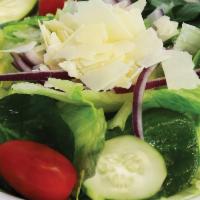 Rosati's Side Salad · Romaine and iceberg lettuce, spinach leaves, cucumbers, grape tomatoes, red onion and shaved...
