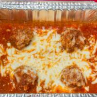 Meatballs and Cheese · 4 pieces.