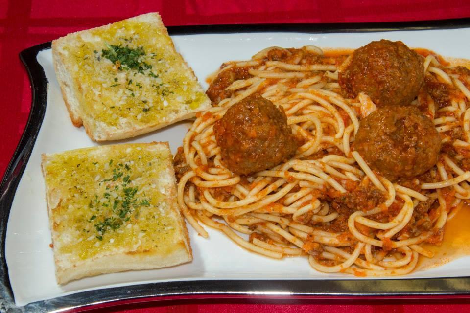 Spaghetti with Meatballs · With a hearty, slow - simmered meat sauce and meat ball.