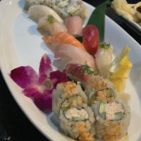 Regular Sushi · 8pcs sushi & 1 California roll