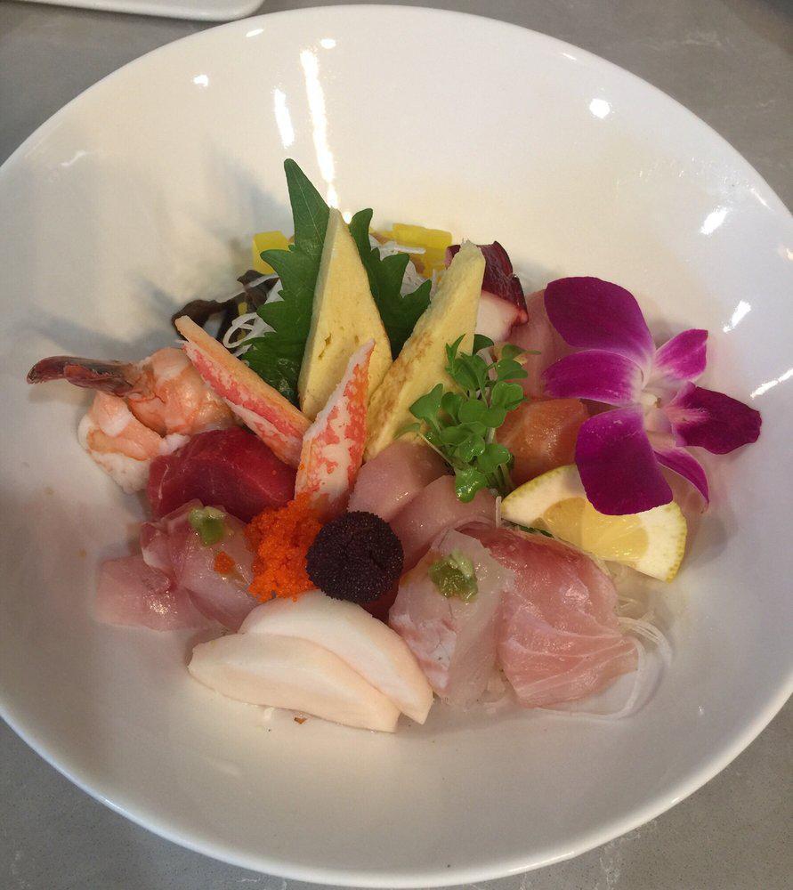Chirashi Bowl · fish assortment served with sushi rice