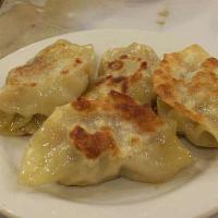 Fried Dumplings (10) · Pan Fried pork, chicken, veg dumplings