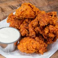 Tenders · 3 crispy fried chicken tenders, spiced to your liking;
Plain, Nashville Hot or Nashville Hot...