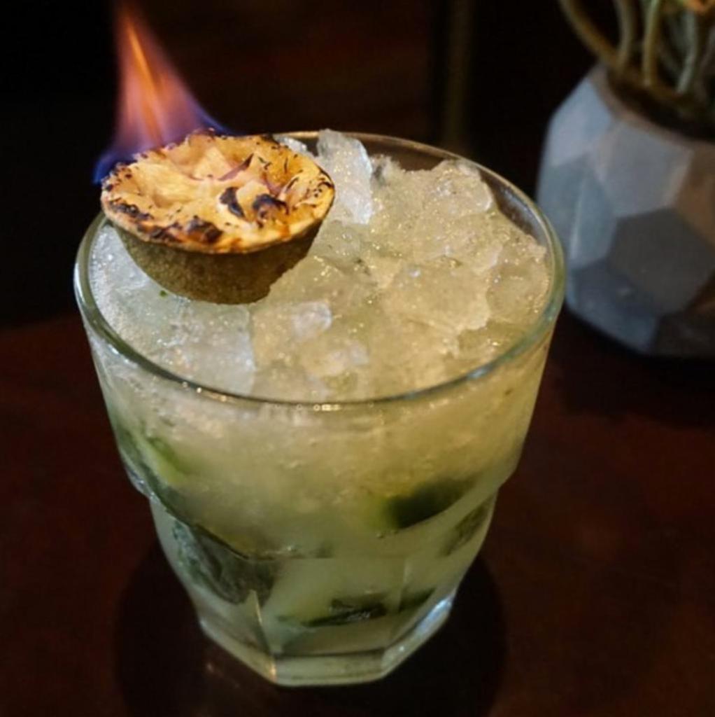 PORCUPINE · Must be 21 to purchase. serrano pepper infused olmeca altos tequila, fresh lime juice, citrus agave, cucumber. must be 21 to purchase.