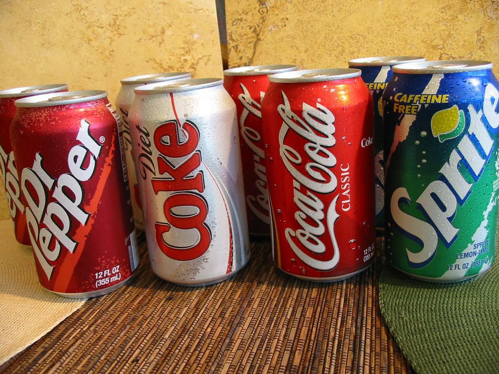 Soda · Assorted Soda Cans