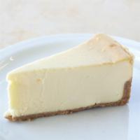 Classic Cheesecake · Original creamy cheesecake with a graham cracker crust.