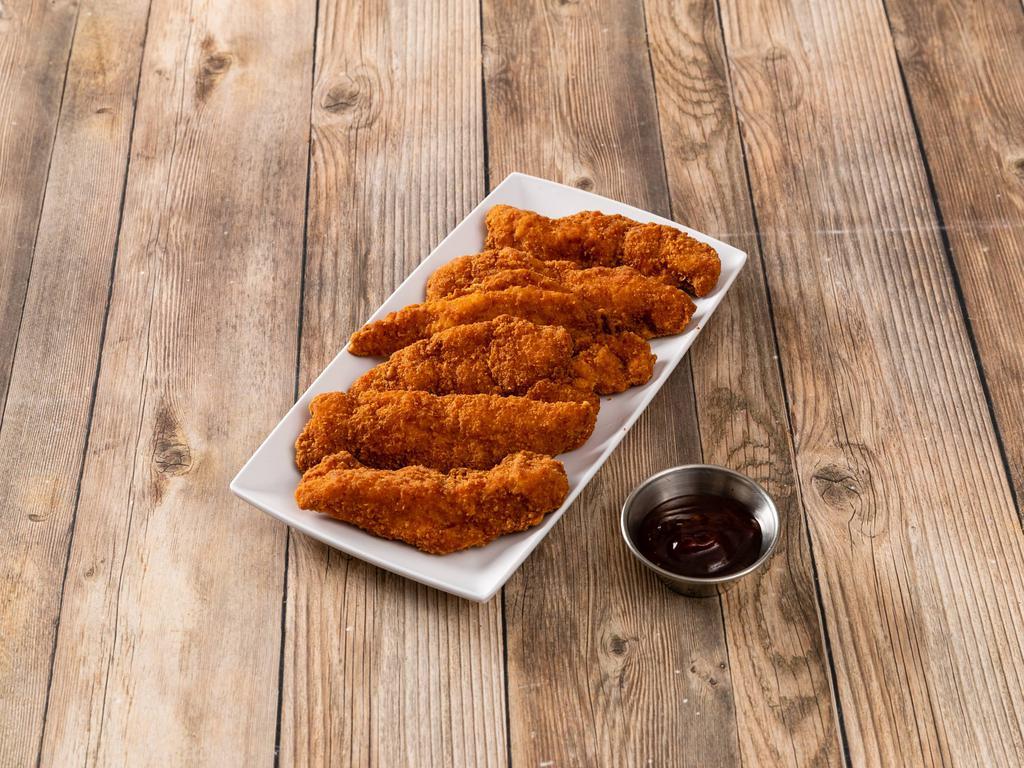 Jumbo Fried Chicken Tenders · Served with your choice of sauce.