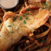 Fish & Chips · rench fries, tartar sauce, lemon wedge