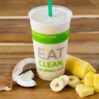 Pina Protein · Coconut, Pineapple, Banana, Whey Protein, Coconut Water and agave (330/610/790 cal)