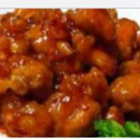 General Tso Chicken · Deep fried with sweet and spicy sauce.