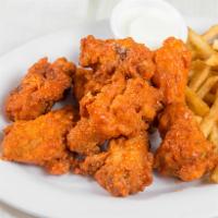 Buffalo Wings* · 8 wings served with your choice of sauce and blue cheese