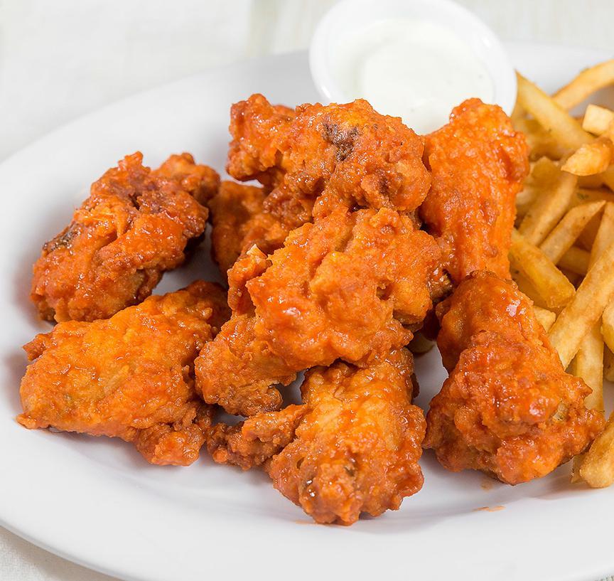 Buffalo Wings* · 8 wings served with your choice of sauce and blue cheese