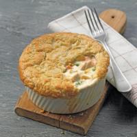 Heartland Chicken Pot Pie · Loaded with tender chunks of chicken with seasonings and vegetables and topped with our famo...