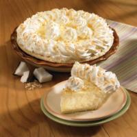 Whole Coconut Cream Pie · Rich vanilla cream blended with shredded coconut.