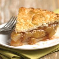 Apple Pie Slice · Tart, sliced apples sweetened and lightly spiced with cinnamon. Baked to a golden brown fini...