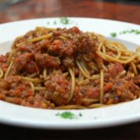 Bolognese Sauce · Served with choice of pasta.