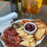 Antipasti Misti · cured meats & cheeses, olives, house-made pickles & toasted bread.