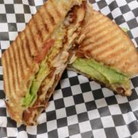 Superbird Melt  · House made crispy chicken, bacon, lettuce, tomato, Swiss cheese and honey mustard, grilled g...