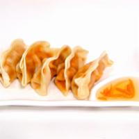 Pork Dumplings · 5 Pieces. Steamed or air-fried pork dumplings.