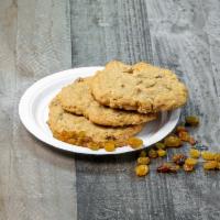 Oatmeal Raisin Cookie · Sweetness of the raisins and blend of cinnamon in this oatmeal cookie is a delight.