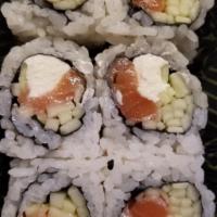 Philly Roll · Smoked salmon, cucumber, and cream cheese.