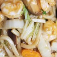 Udon Shrimp · Japanese thick noodles