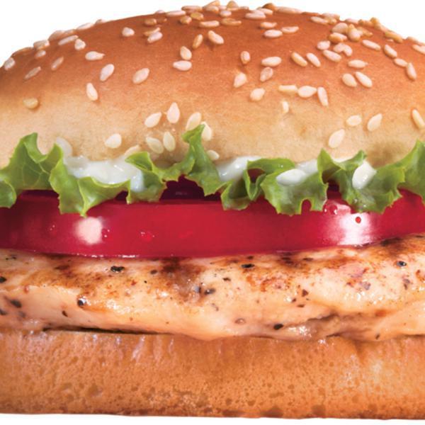 Grilled Chicken Sandwich · Cooked on a rack over a grill. Boneless skinless chicken sandwich.