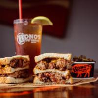 Pork Sandwich · Served with choice of side