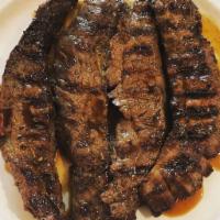 London Broil · Sliced Flank Steak.