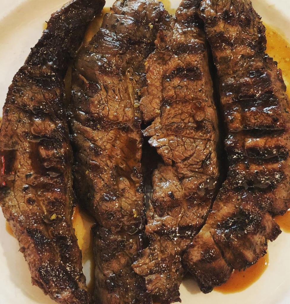 London Broil · Sliced Flank Steak.