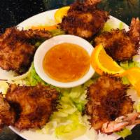 Jumbo Shrimp Appetizer · 5 pieces. Fried, scampi, cocktail, coconut style or with seafood stuffing.