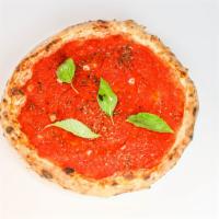 Marinara Pizza · San Marzano Tomato Sauce, Garlic, Oregano, Extra Virgin Olive Oil - Vegan