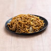 House Special Chow Mein · Pan fried with barbecued pork, beef, chicken, shrimp
