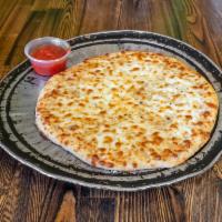 Garlic Cheese Bread · Melted mozzarella, house roasted garlic oven baked on top our homemade pizza dough. Finished...