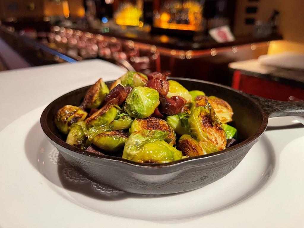 Brussels Sprouts · with pancetta