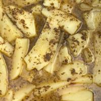 Patates Lemonates · Roasted lemon potatoes with oregano