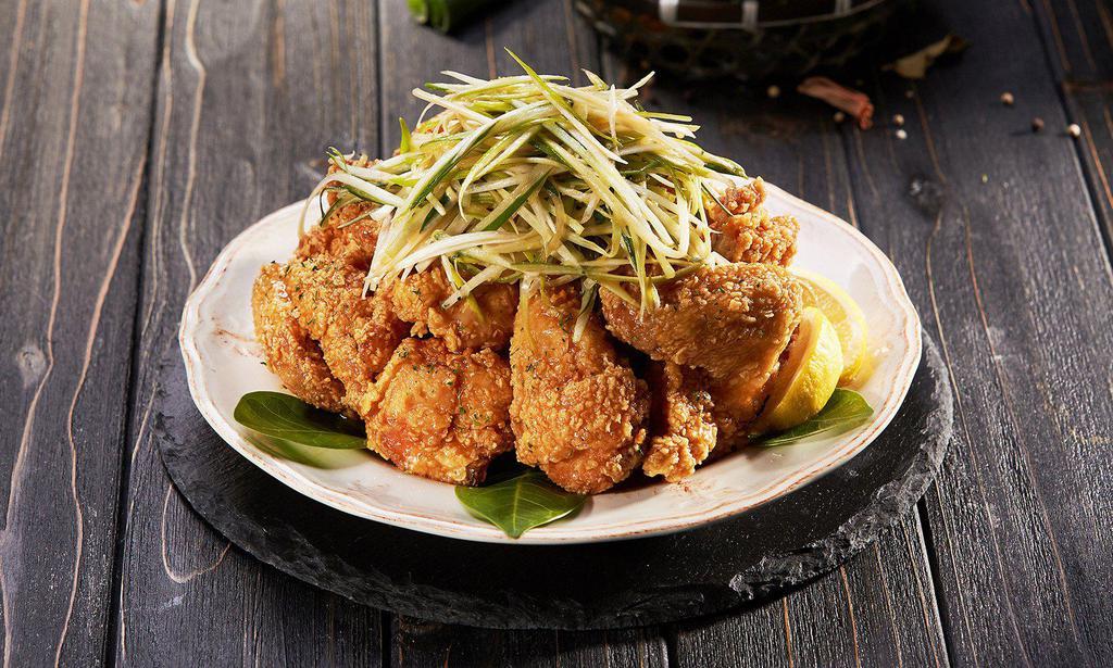 14. Lemon Spring Onion Chicken · Crispy chicken topped with sliced spring onions mixed in our signature lemon dressing.