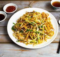 Vegetables Chow Mein Noodle · Stir fried mixed veggies with thick wheat noodles. 