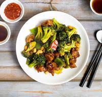 68. Kung Pao Tofu · With peppers and broccoli. & Peanuts