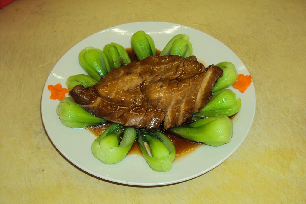 27. Soy Sauce Soy Chicken with Bok Choy · Soy sauce soy chicken with bok choy.