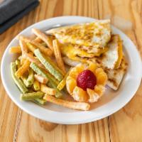 Kids Cheese Quesadilla · Add chicken for an additional charge.