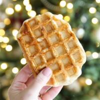 Plain Liege Waffle · Our sweet waffle - caramelized on the outside, soft & flaky inside. Your choice of toppings ...