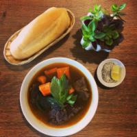 Traditional Beef Stew With Sandwich · Vietnamese Beef Stew with Carrot and Herb
