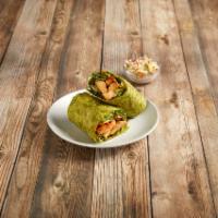 Spicy Thai Wrap · Chicken breast, carrots, cucumber, cilantro, and spicy sweet Thai sauce. Spicy.