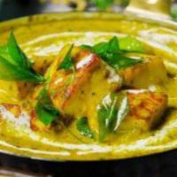 Methi Paneer · Paneer seasoned with fresh methi (fenugreek) leaves and special house ground masala