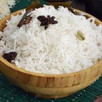 Basmati Rice (16oz) · Plain basmati rice steam cooked and served with a hint of butter