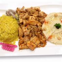 Chicken Shawarma Platter · Chicken slow roasted on a spit with the blend of herbs and spices then shredded, served with...