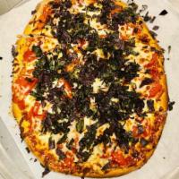 Margarita Pizza · Tomato, garlic and fresh basil.