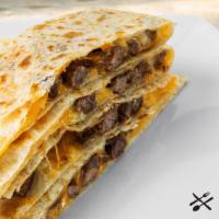 Asada Quesadilla · Steak, mexican cheese blend, flour tortilla